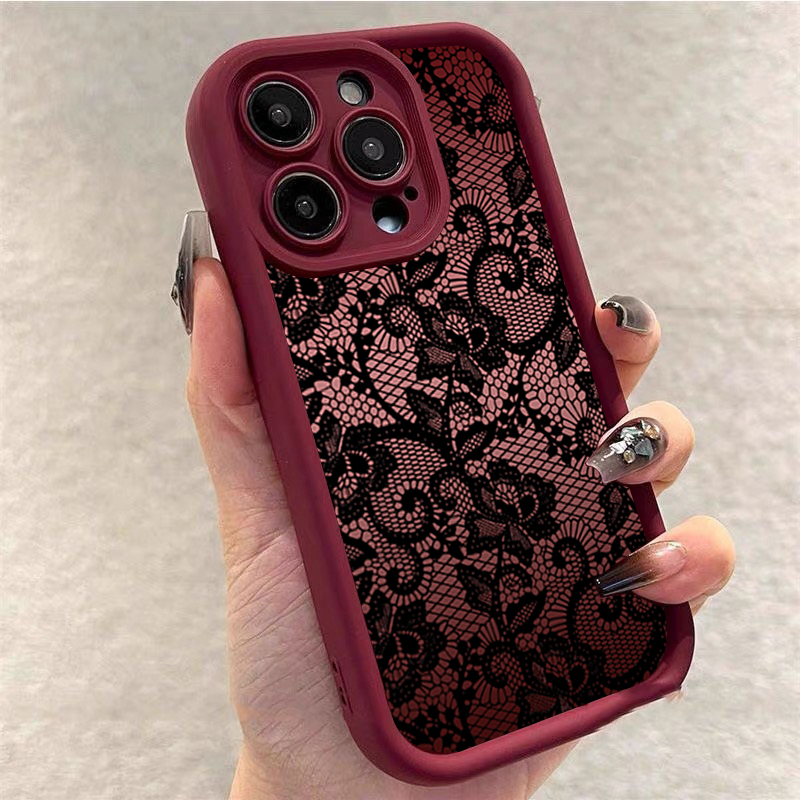 Phone Cases Xr Iphone - Elegante Spitzen-Blumen-Handyhülle für iPhone 11 12