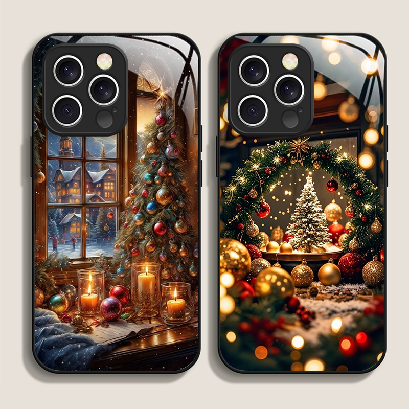 Phone Cases Xr Iphone - Weihnachtsbaum-Geschenk, verschneite Stadtlandschaft, kreative Handyhülle für
