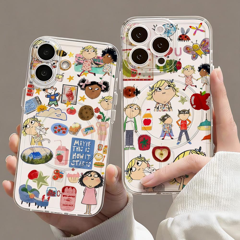 Cartoon C-Charlie und Lola Han – Phone Cases For Iphone 16 Bewertung und Preis
