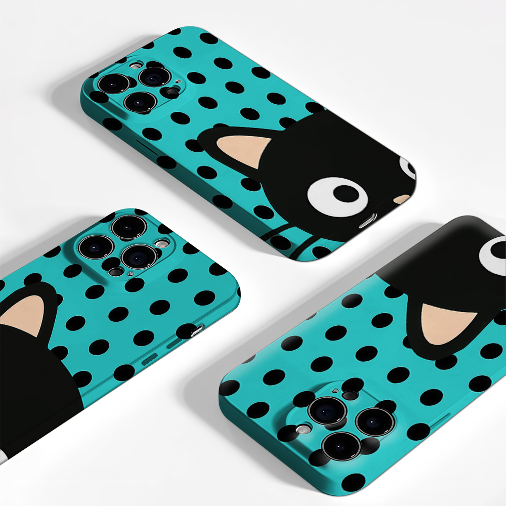 Türkisfarbene Polka-Dot-Katzen – Phone Cases Xr Iphone Bewertung und Preis