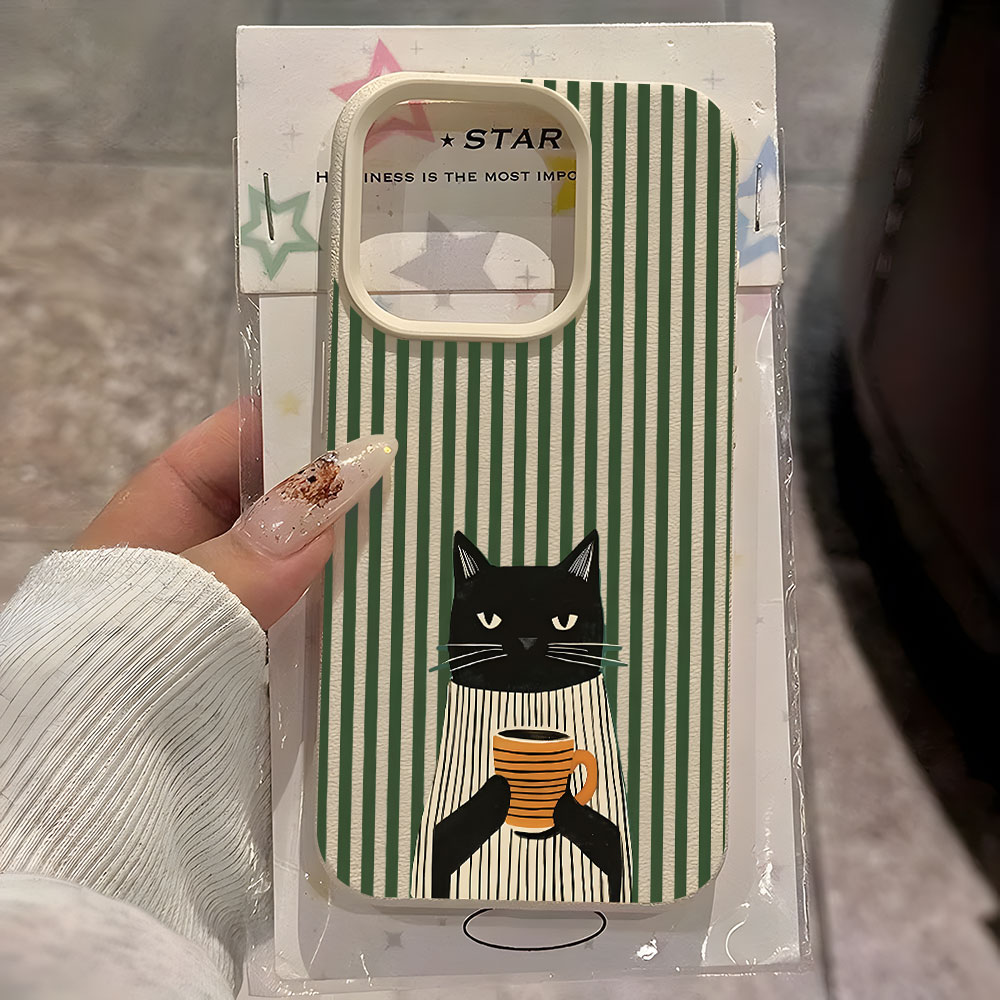 Lustiges Kaffee-Katzen-Muster  – Phone Cases Xr Iphone Bewertung und Preis