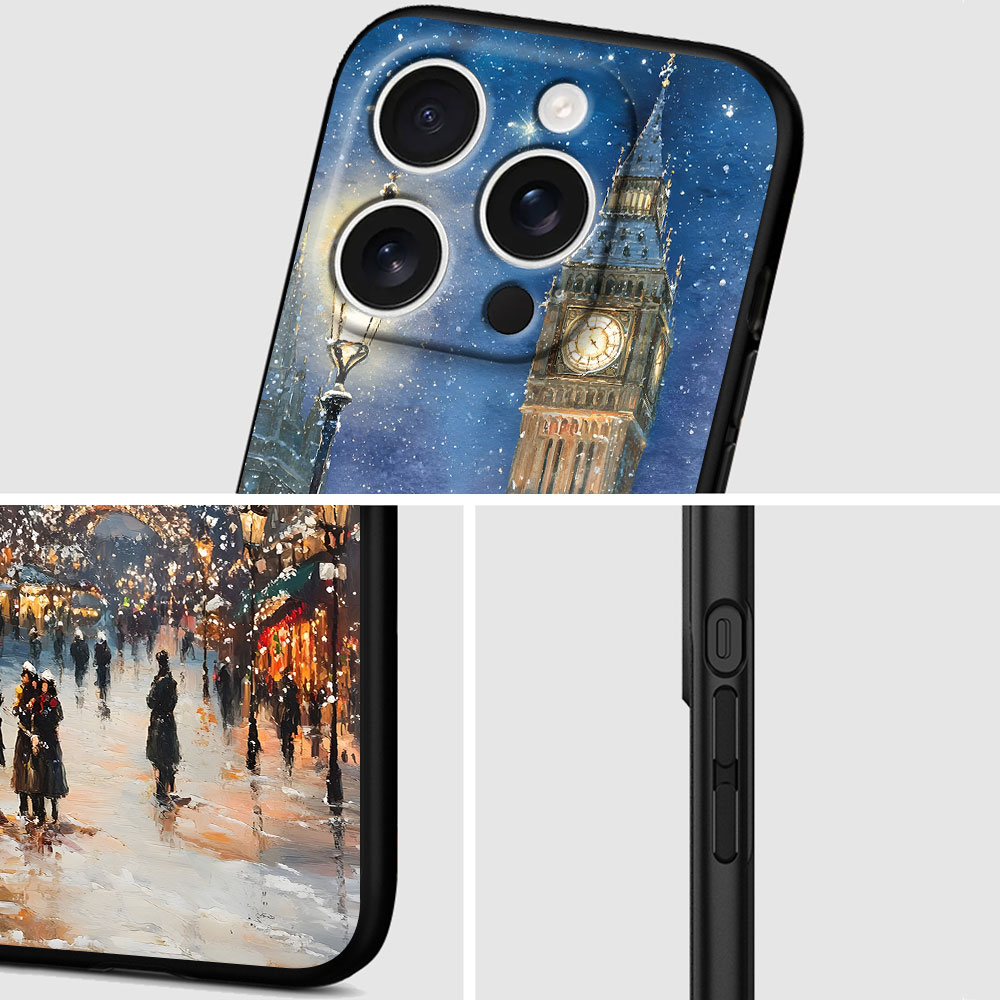 Winter Weihnachten in London H – Phone Cases London Bewertung und Preis